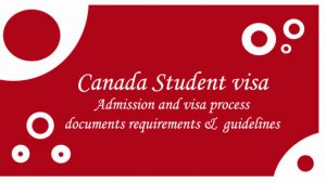 Canada Study Visa Requirements